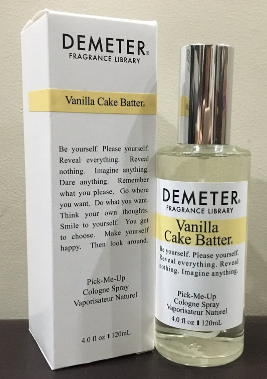 Demeter Vanilla Cake Batter for Men and Women, 120ml Cologne Spray