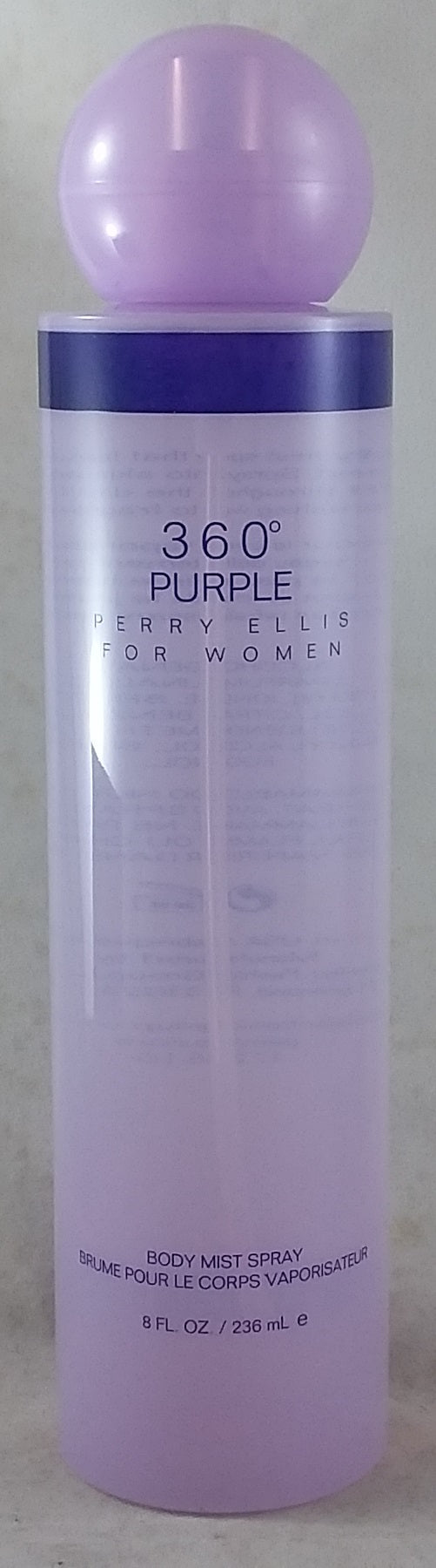 Perry Ellis 360° Purple for Women, 236ml Body Mist